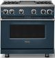 Viking® 7 Series 36" Squall Pro Style Natural Gas Range with Griddle-2
