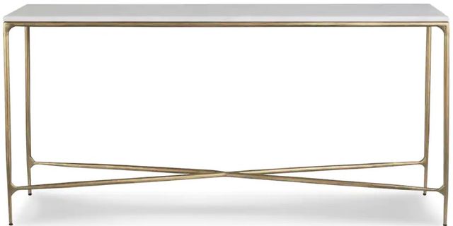 Bassett® Furniture Keswick Bronze/White Console Table-1
