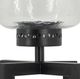 A & B Home Black/Clear Small Candle Holder-2