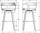 Amisco Customizable Fletcher Swivel Bar Stool-2