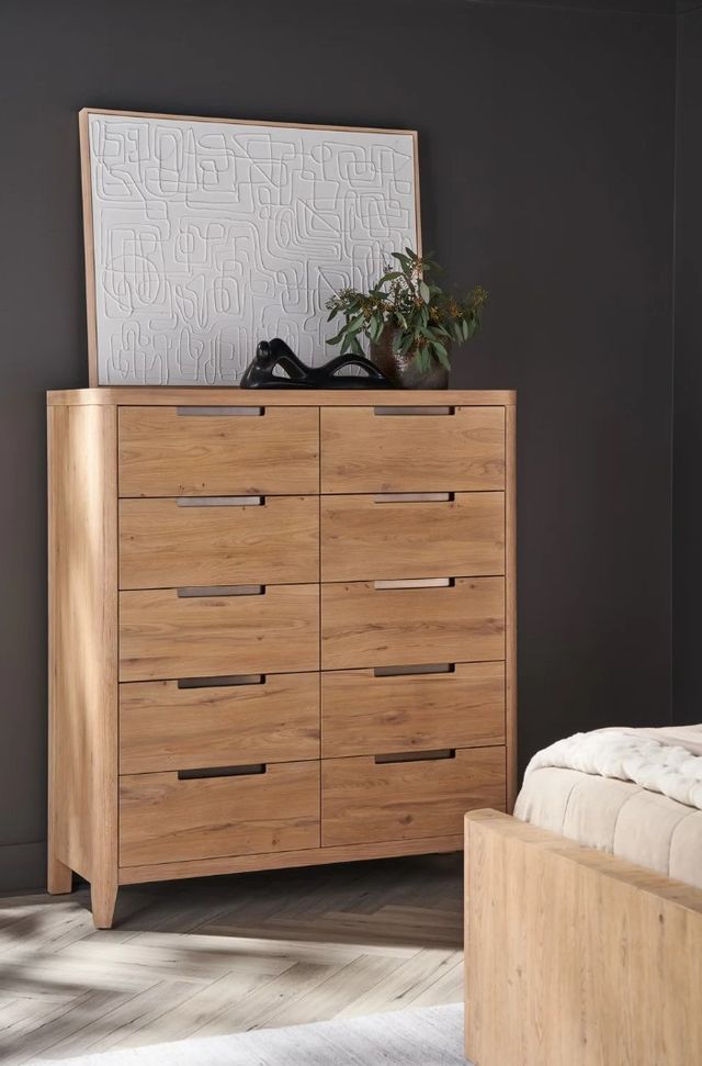 Universal Explore Home™ New Modern Organic Natural Oak Drawer Chest-1