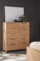 Universal Explore Home™ New Modern Organic Natural Oak Drawer Chest-1
