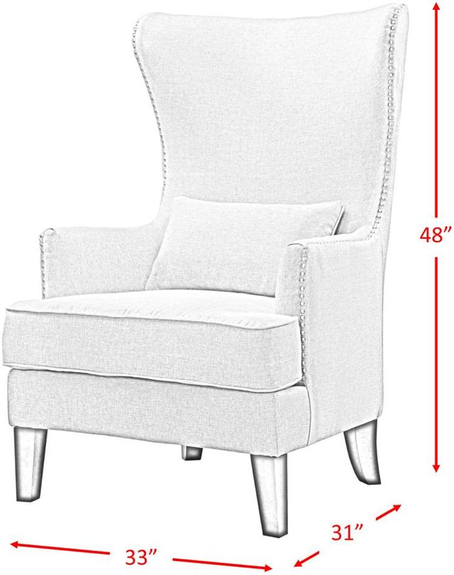 Elements International Kori Espresso/Heirloom Chocolate Accent Chair-3
