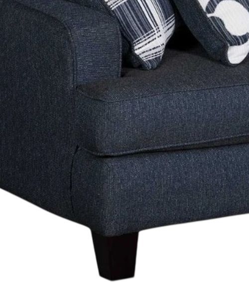 Fusion Furniture Truth or Dare Navy Loveseat-2