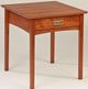 Witmer Furniture Heartland Brown Mission Chair Side Table-0