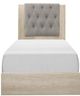 Mazin Furniture Whiting Gray Twin Youth Bed-1