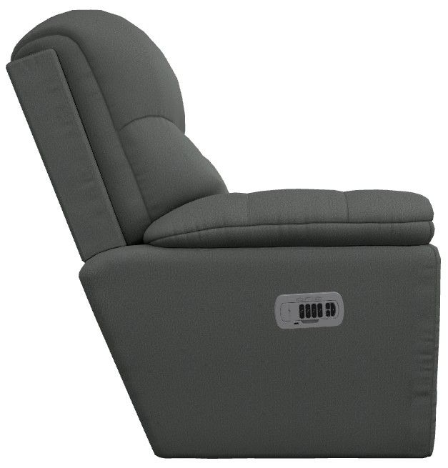 La-Z-Boy® Morrison Indigo Power Wall Recliner with Headrest and Lumbar-3
