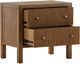 Dovetail Furniture Torrance Dark Brown Nightstand-1