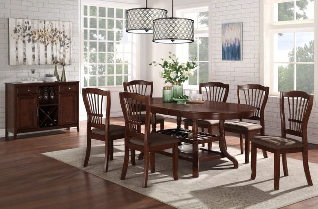 New Classic® Home Furnishings Bixby Espresso Dining Side Chair-1