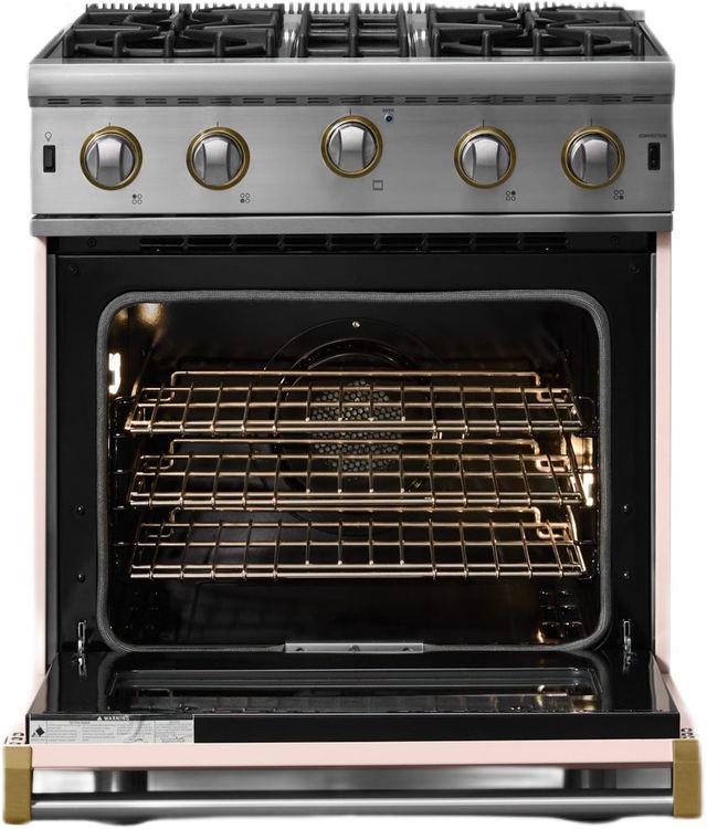 Viking® 5 Series 30" Blush Liquid Propane Pro Style Gas Range-1