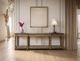 International Furniture Direct Tiffany Brown 95" Sofa Table-1