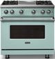 Viking® 5 Series 36" Splash Pro Style Gas (NG) Range with Polished Chrome Trim-4