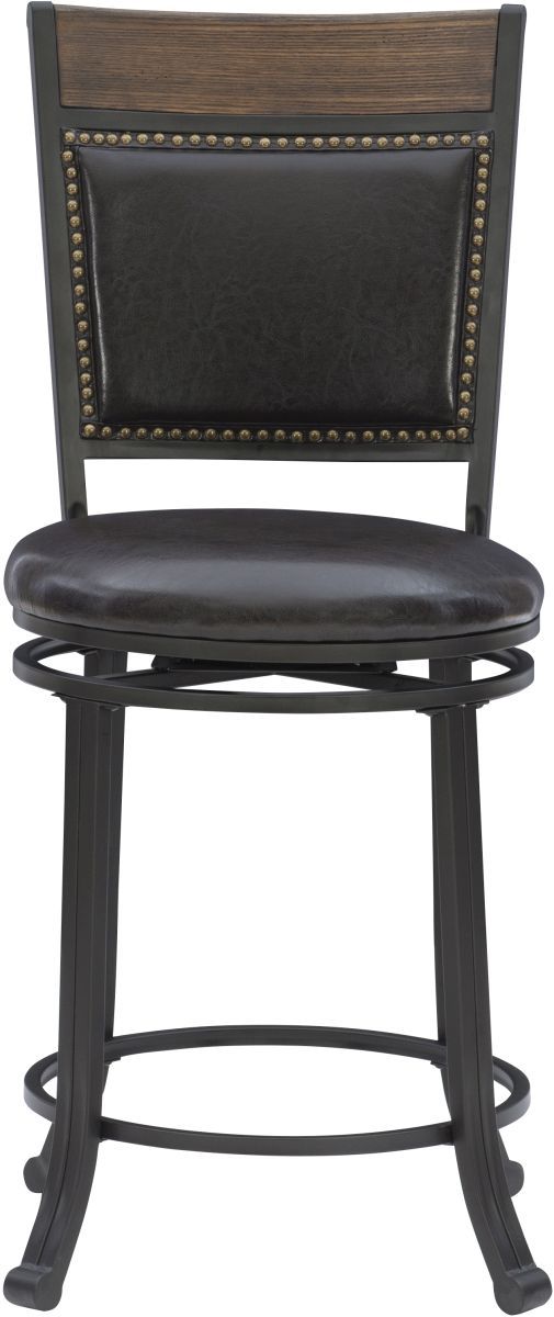 Powell® Franklin Rustic Umber Counter Stool-2