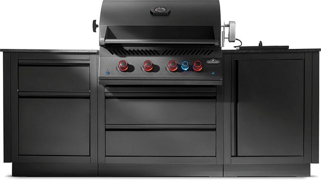 Napoleon OASIS® 301 700 Series 32" Matte Black Built-In Natural Gas Outdoor Kitchen Kit-0