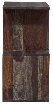 Porter International Designs Fall River Gray 2-Tier Bookcase-2