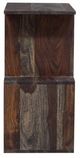 Porter International Designs Fall River Gray 2-Tier Bookcase-2