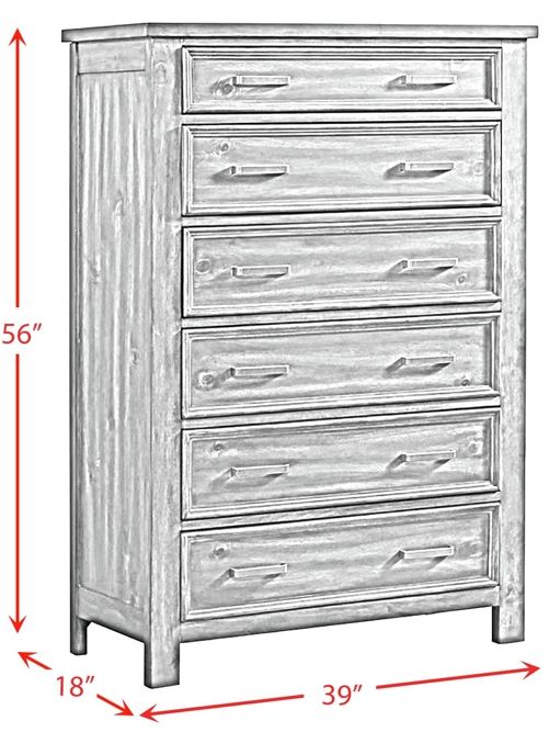 Elements International Sullivan Rich Cherry Chest-2