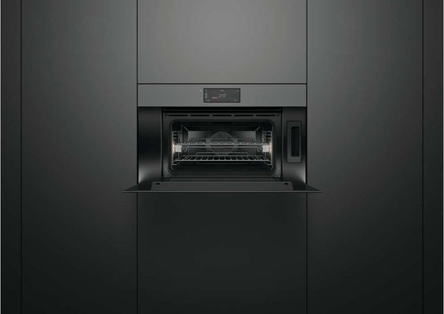 Fisher & Paykel Series 9 Minimal 30" Grey Glass Compact Combination Steam Oven-3