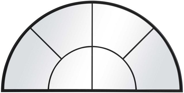 Uttermost® Rousseau Black Window Arch Mirror-0