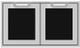Hestan® AGSD Series 36" Stealth Outdoor Double Storage Doors-0
