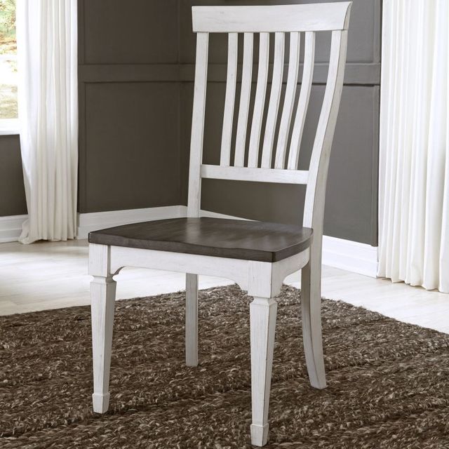 Liberty Furniture Allyson Park Charcoal/Wirebrushed White Dining Side Chair-1