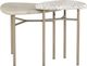 A.R.T. Furniture® Cotiere 2-Piece Terrazzo Stone Bunching End Table with Bronze Legs   -1