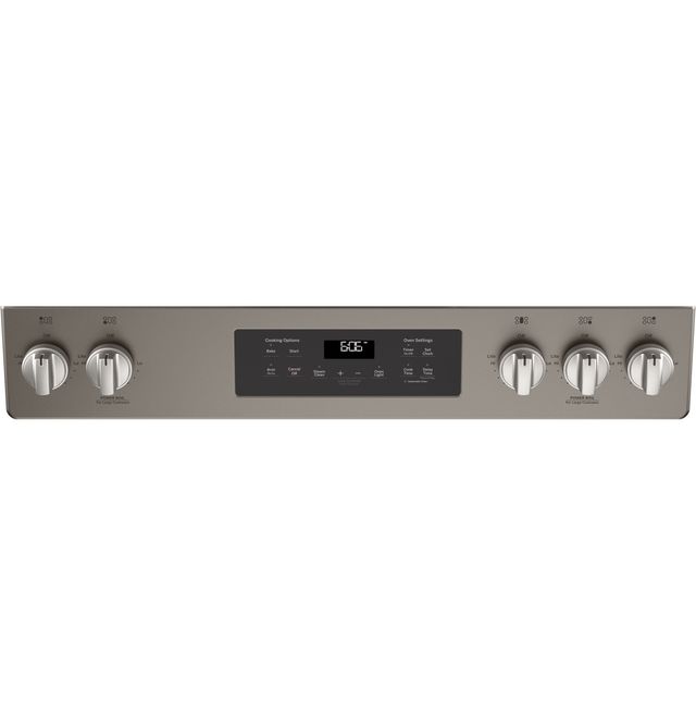 GE® 30" Slate Slide In Gas Range-3