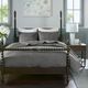 Olliix by Madison Park Signature Serene Grey Full/Queen Cotton Hand Quilted Coverlet Set-1