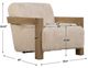 Uttermost® Jackson Caramel Accent Chair-2