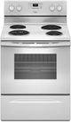 Whirlpool® 29.88" White Freestanding Electric Range-0