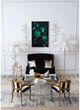 A & B Home Jordan  Mirrored Top Coffee Table with Brown Base -5