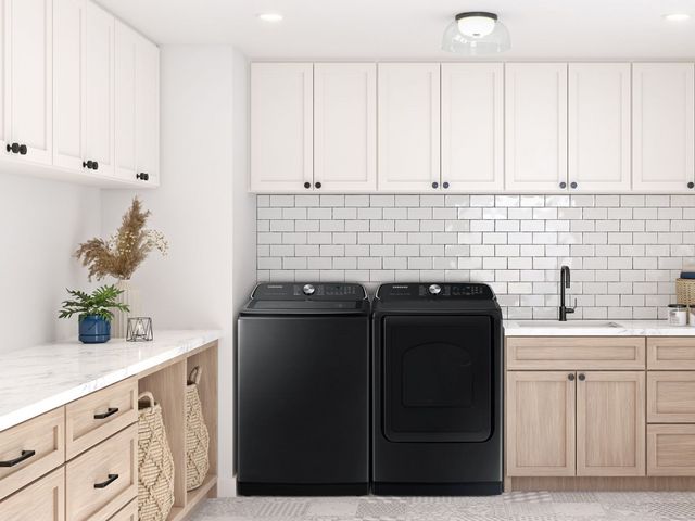 Samsung Brushed Black Laundry Pair-17