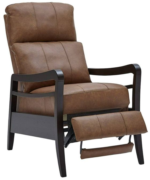 Best® Home Furnishings Customizable Ryberson Leather Power High Leg Recliner with Dark Walnut Legs-3