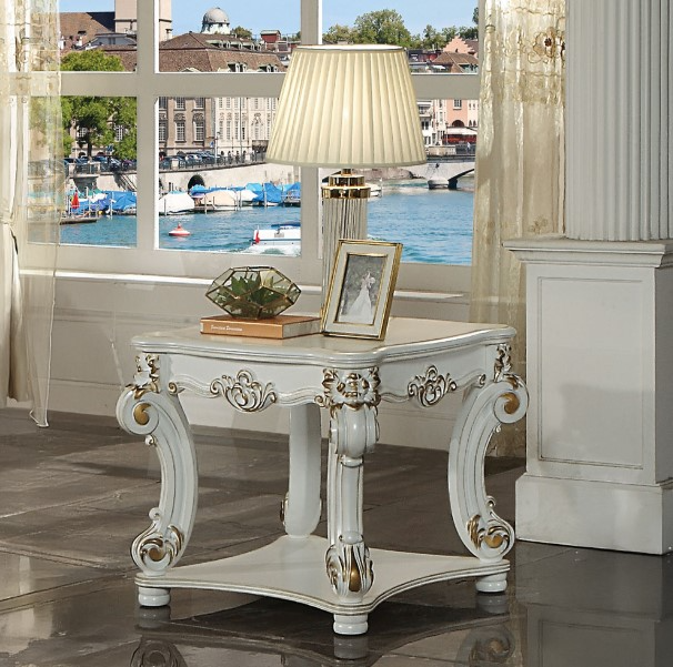 ACME Furniture Vendome Antique Pearl End Table | LFD Home