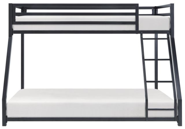 Homelegance® Jovie Black Twin/Full Bunk Bed-2