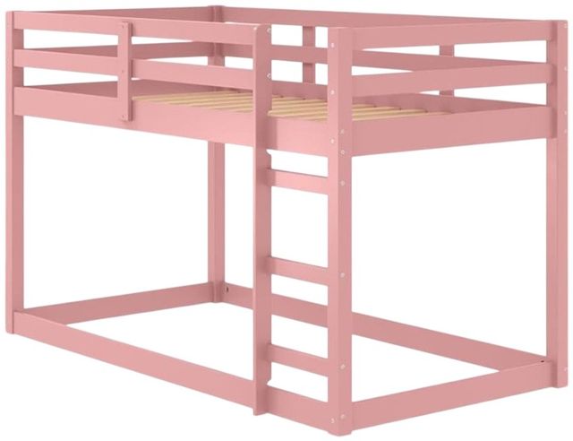 ACME Furniture Gaston II Pink Youth Twin Loft Bed-0