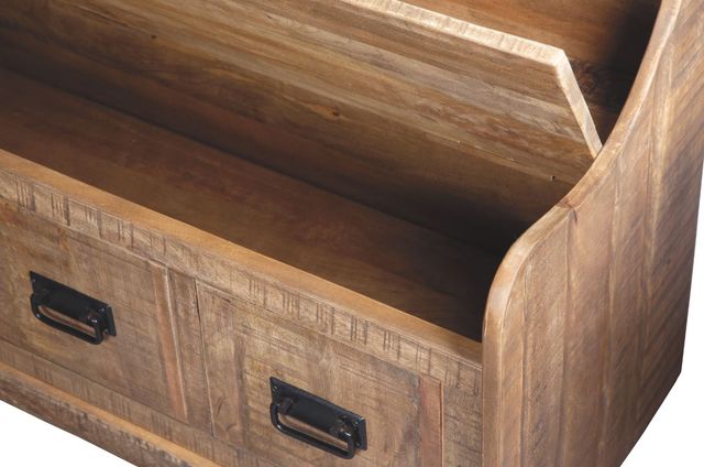 Signature Design by Ashley® Garrettville Brown Storage Bench-3