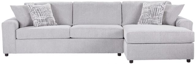 Hughes Furniture® 14600 2-Piece Bon Bon Oyster Right-Arm Facing Sectional and Chaise-0