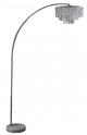 Furniture of America® Julie Chrome Floor Lamp-0