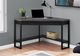 Monarch Specialties Inc. 42"L Black and Grey Metal Corner Computer Desk-4