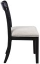 Signature Design by Ashley® Chadworth Black Upholstered Dining Side Chair-4