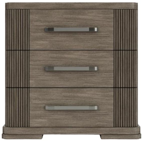 Riverside Furniture Sariel Designer Espresso 3-Drawer Nightstand-2