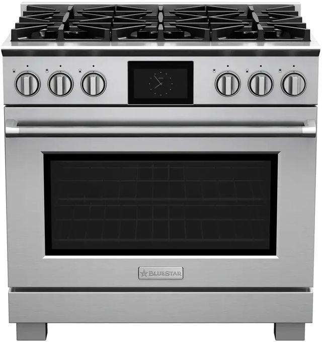 BlueStar® 36" Stainless Steel Pro Style Dual Fuel Range-0