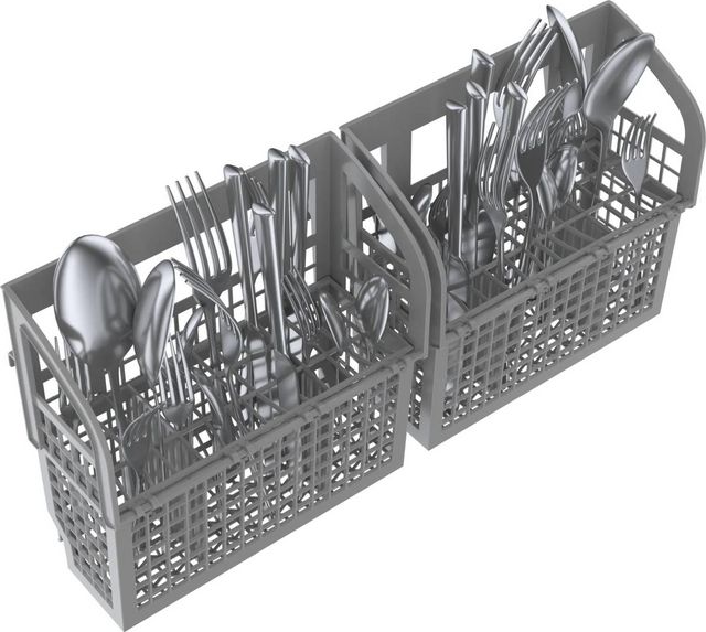 Bosch® 100 Series 24" Stainless Steel Front Control Built In Dishwasher-6