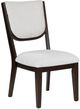Ashley® Breckington Dark Brown/White Upholstered Dining Side Chair -0
