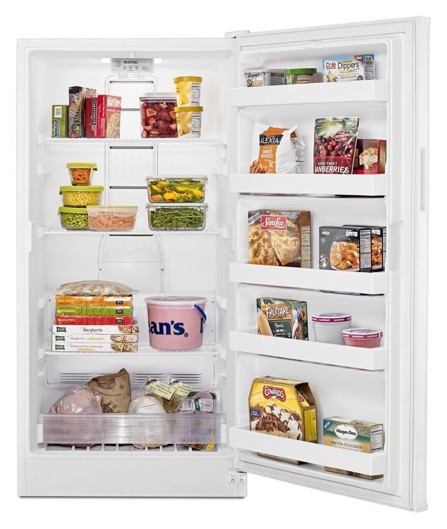 Maytag® 30" 16 Cu. Ft. White Upright Freezer-2