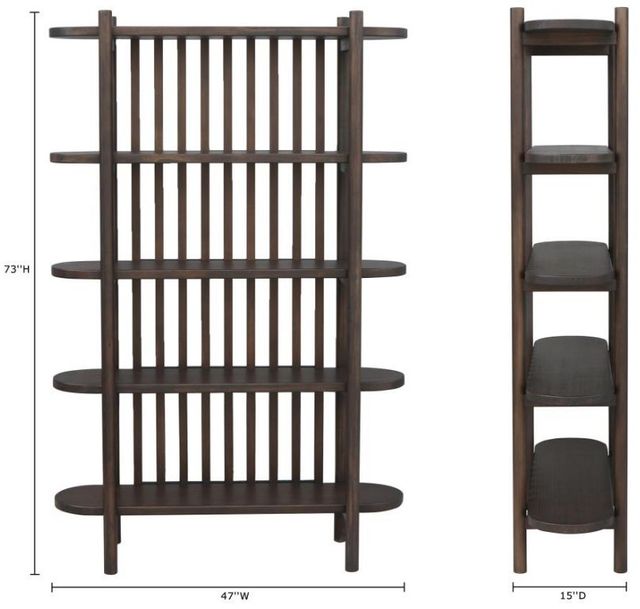 Nest Home Collections Mabel Java Bookcase-2