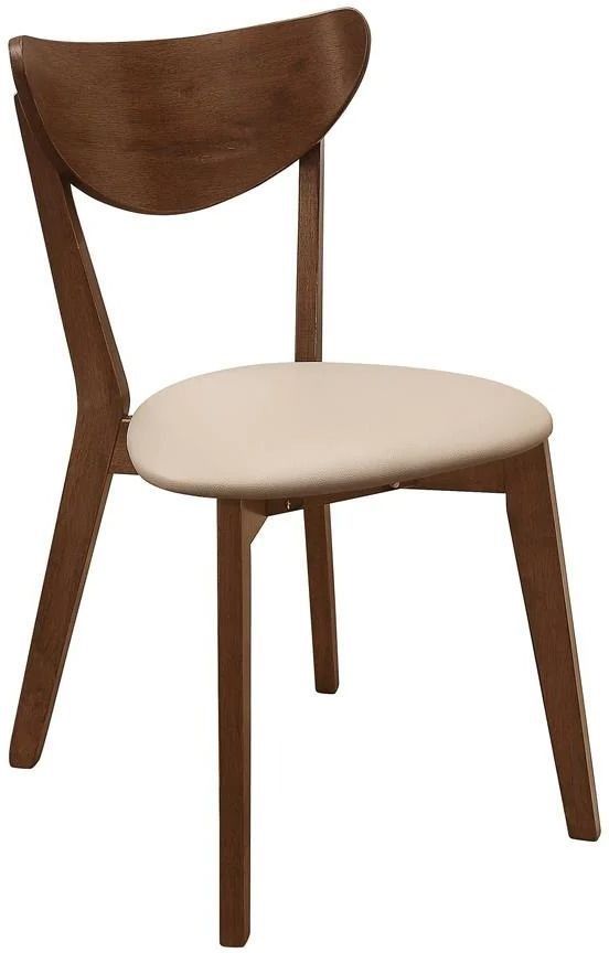 Coaster® Kersey 2-Piece Beige/Chestnut Dining Side Chairs-0