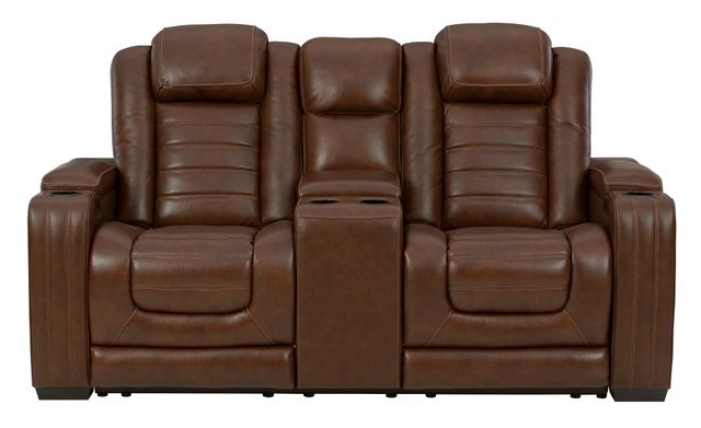Signature Design by Ashley® Backtrack 2-Piece Chocolate Living Room Set with Power Reclining Sofa-2
