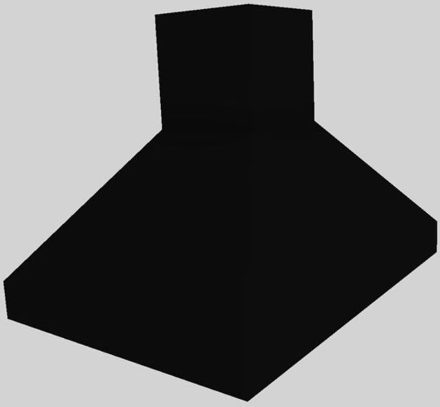 Vent-A-Hood® 42" Black Euro-Style Island Range Hood-3